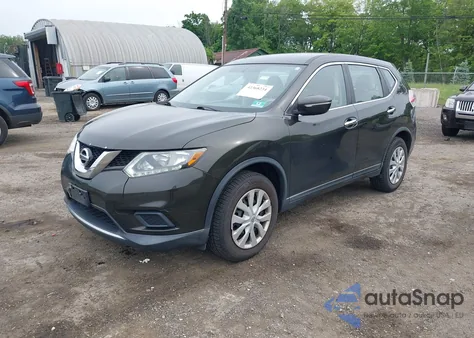 2015 Nissan Rogue S from USA, damaged, VIN KNMAT2MV0FP524083